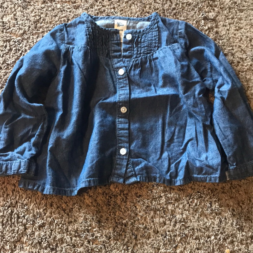 Button up denim shirt
